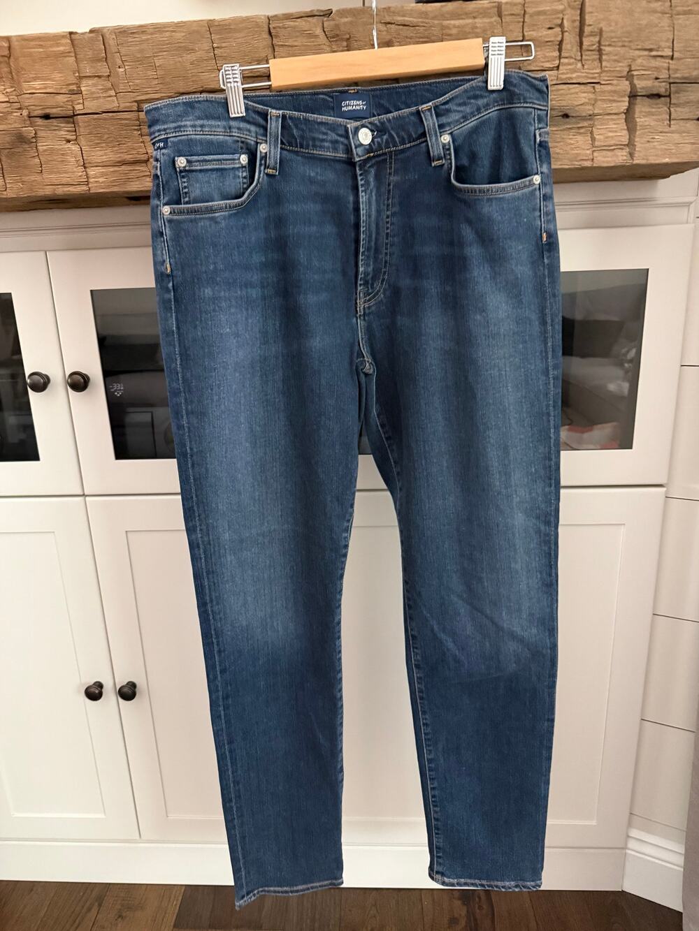 Citizens of Humanity The Adler Slim Straight Jeans Dark Wash Size 33